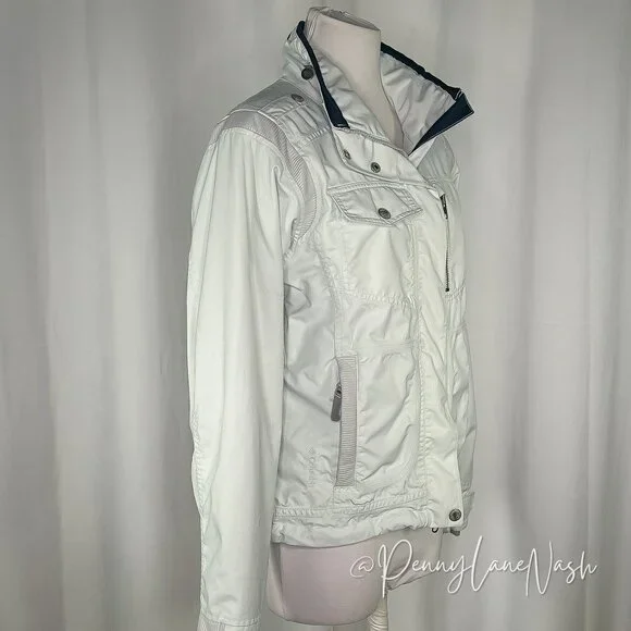 Columbia Titanium Omni-Tech Ski Jacket Medium M White - Picture 3 of 13